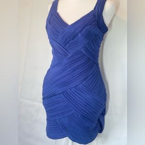 C. Luce Bodycon Gathered Wrap Dress